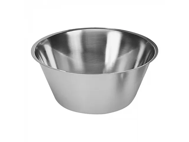 Conische schaal Beslagkom rvs 14.0 lit.