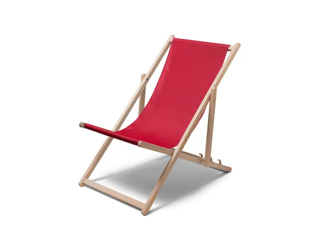 Strandstoel Relax Classic Rood
