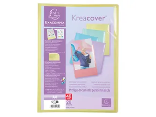 Showalbum A4 20 tas KREACOVER PASTEL Assorti - 38