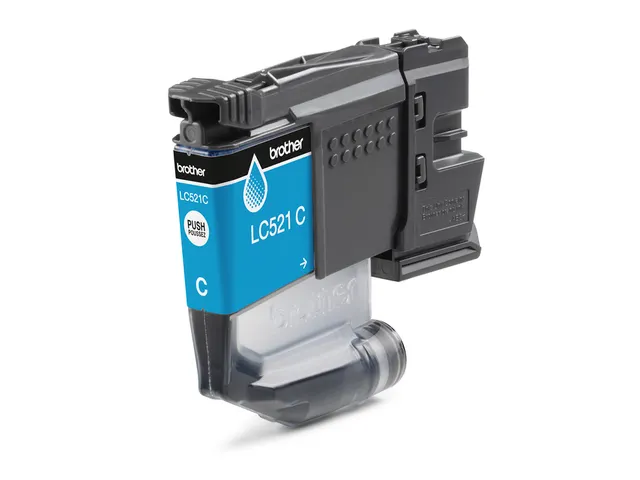 Inktcartridge Brother LC-521C blauw