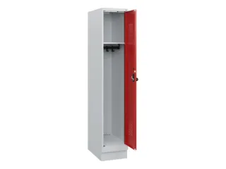 schoollocker,HxBxD 1630x300x500mm,1vak,vak B 300mm,draaigrendel,sokkel - 1