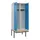 locker met bank,voor scheiding van kleding,HxBxD 2120x800x815mm,2vak