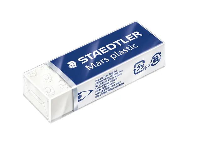 Gum Staedtler Mars Plastic 526 50 65x23x13mm Wit