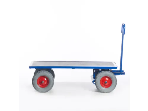 Handtrekwagen 1000kg 1600x800mm Luchtbanden Ral5010