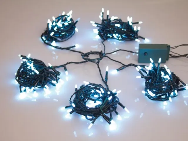 Speed Light LED - 220 Leds - WIT - Groene Kabel - Modulator - 24 V (VO