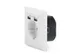 Veiligheidsstopcontact voor inbouwmontage met 2 USB-poorten