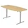 In hoogte verstelbare vergadertafel,HxBxD 710-1200x2200x1030mm