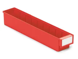 stellingbak,HxBxD 82x92x500mm,PP,rood