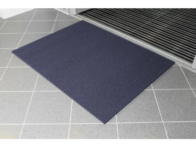 schoonloopmat,metergoed,HxB 14x1200mm,pvc-strop,blauw