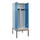 PBM-locker met bank,HxBxD 2120x800x815mm,2vak,vak B 400mm