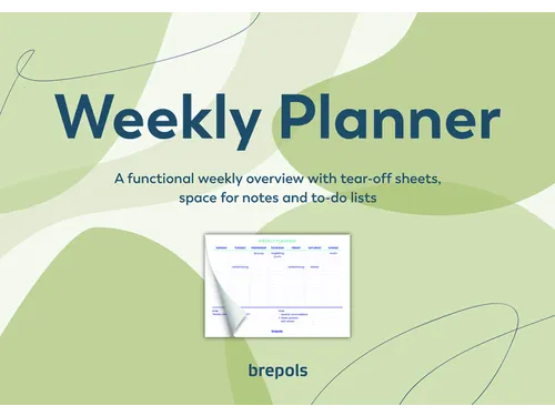 Planner Brepols Weekly planner A4 7d/1p Assorti
