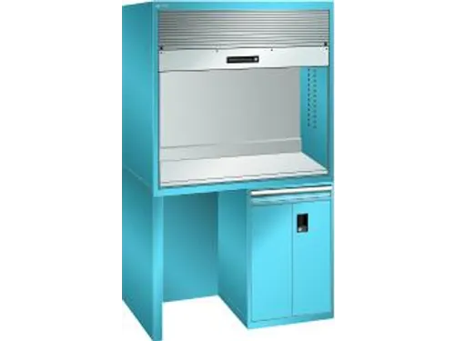 pc-kast,HxBxD 2200x1434x725mm,toetsenbordblad,romp RAL 5012