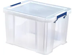 Opbergdoos Transparant 36 Liter 3 Stuks