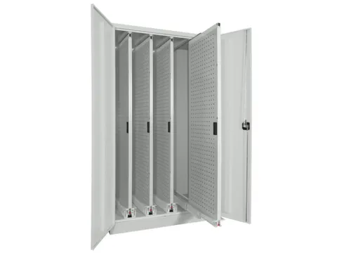 verticale kast cil.slot HxBxD 1950x1000x600mm RAL7035 front RAL7035