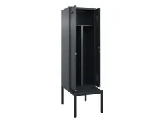 PBM-locker met bank,HxBxD 2120x600x815mm,2vak,vak B 300mm