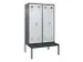 armoire vestiaire avec banc noir et blanc,HxlxP 2120x1200x815mm