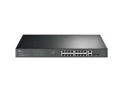 18-Poorts Gigabit Rackmount Switch with 16-poorts PoE