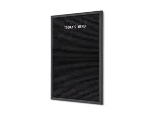 Letterbord Zwart 40x60cm Zwart frame - 2