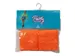 Polsband neon oranje 2stuks