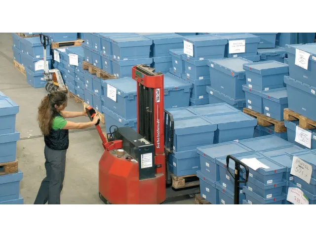 Herbruikbare Stapelbak Grote Capaciteit Dubbel Bodem 323x800x600mm