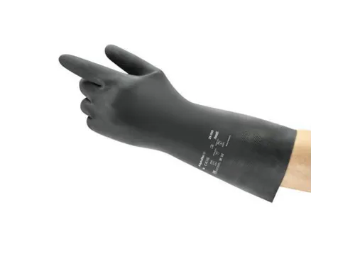 Ansell AlphaTec 29-500 neopreen handschoenen, zwart, maat 8, 12 paar