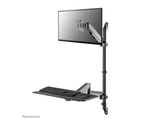 Neomounts WL90-325BL1 Zit-sta werkstation wand - 17-32 inch - 1-9 kg ( - 12