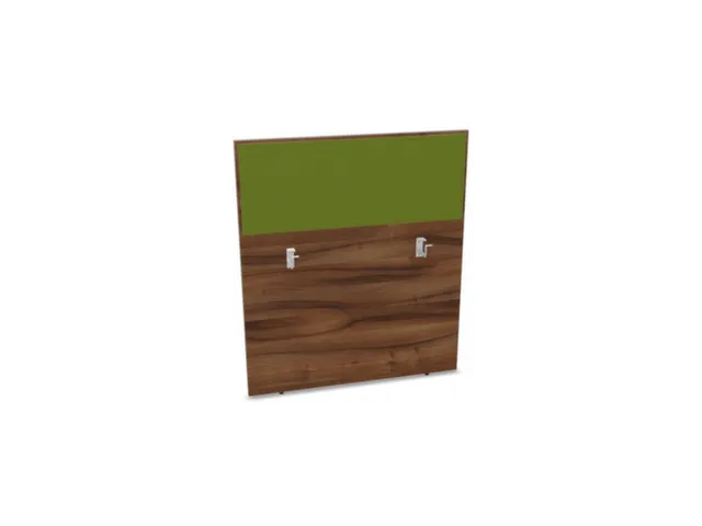 baliepaneel bureau aanbouw achter NP-tiepolo nut BN7048-groen 1000mm