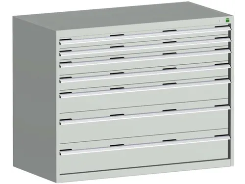 Ladekast 1000x1300x750mm 7laden 200kg Kleur Ral3004
