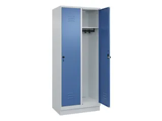 locker,HxBxD 1950x800x500mm,2vak,vak B 400mm,draaigrendel,sokkel - 2