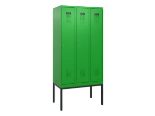 schoollocker,HxBxD 1950x900x500mm,3vak,vak B 300mm,cil.-slot - 2