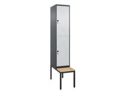 Dubbeldekse dekenkist,HxBxD 2120x400x815mm,1x2vak.,vak B 400mm