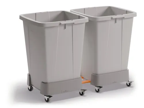 Trolley DURABIN 90L rPP Grafiet Grijs