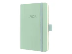 Weekagenda Conceptum A6 2026 (NL/FR/EN/DU) Mint Green softcover