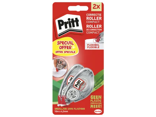 Correctieroller Pritt Compact Flex 4.2mmx10m Blister 2e halve prijs