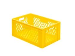 Euronorm-Stapelbak 51l H X L X B 270x 600x 400mm Geel