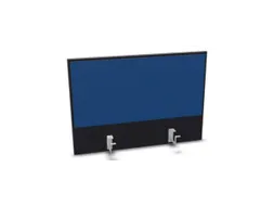 opzetpaneel,v. bureau,aanbouw achter,B 800mm,CC-zwart,BN6016-blauw
