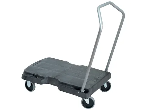 Transportkar Rubbermaid Triple Trolley inklapbaar 225kg zwart
