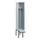 locker met bank,HxBxD 2120x300x815mm,1vak,vak B 300mm,cilinderslot