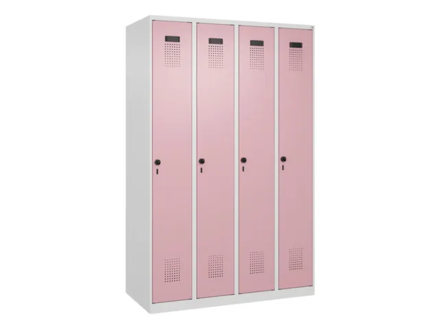 locker voor scheiding van kleding,HxBxD 1850x1200x500mm,4vak