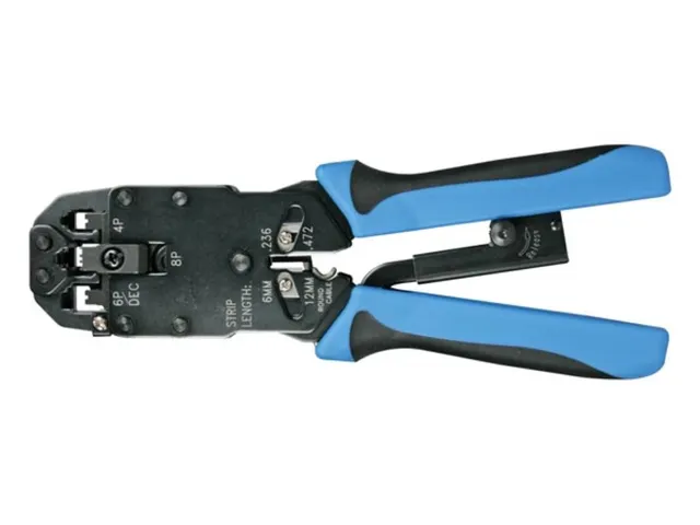 Professionele Krimptang Voor Modulaire Connectoren 4P4C (RJ10), 6P4C (