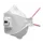 3M Aura 9332+ stofmasker FFP3 NR D met uitademventiel in bulkverpakkin