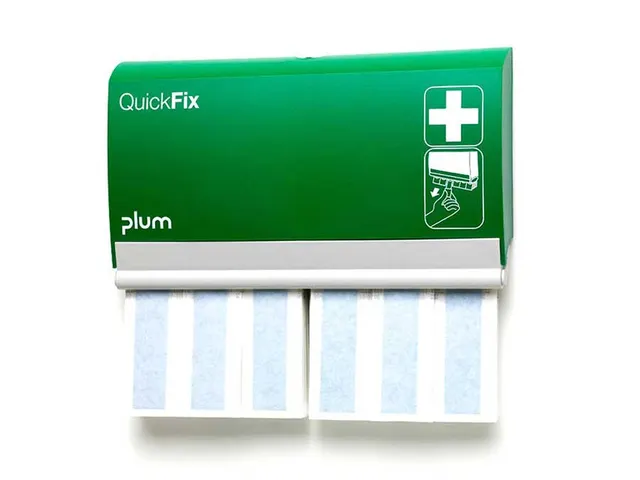 Plum QuickFix pleisterdispenser Navulling 30 Detectie pleisters Blauw