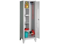 Schoonmaakkast 1850x810x500mm 2 Vakken Klinksluiting Poten Ral7035