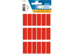 HERMA 3652 Universele etiketten 12x34mm Rood 90 stuks