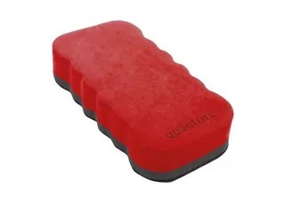 Whiteboardwisser Quantore magnetisch rood - 1