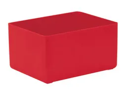 Inzetbak HxLxB 54x106x80mm Polystyreen Rood 50 stuks