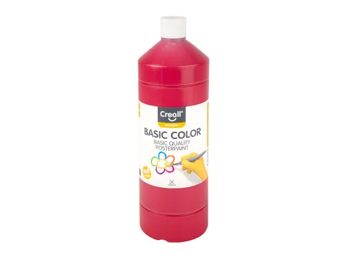 Plakkaatverf Creall basic donkerrood 1000ml