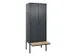 locker voor scheiding van kleding,HxBxD 2120x800x815mm,2vak