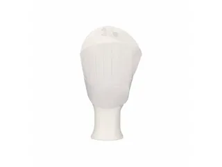 Koksmuts Grande Lux non woven viscose Wit 25cm geperf. kroon 50 stuks - 2