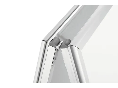 Stoepbord Aluminium Fold Outdooor A1 metaal zilver